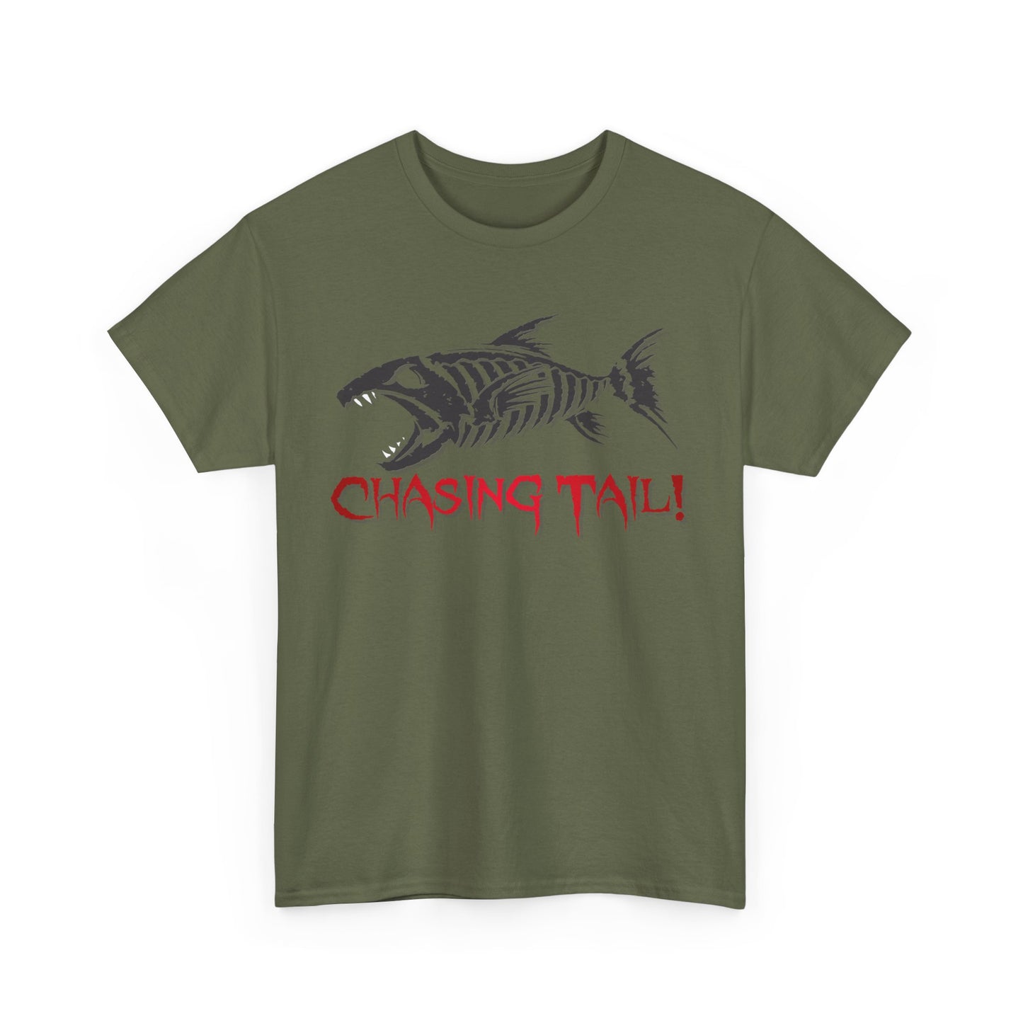 Chasing Tail!. Heavy Cotton T-Shirt