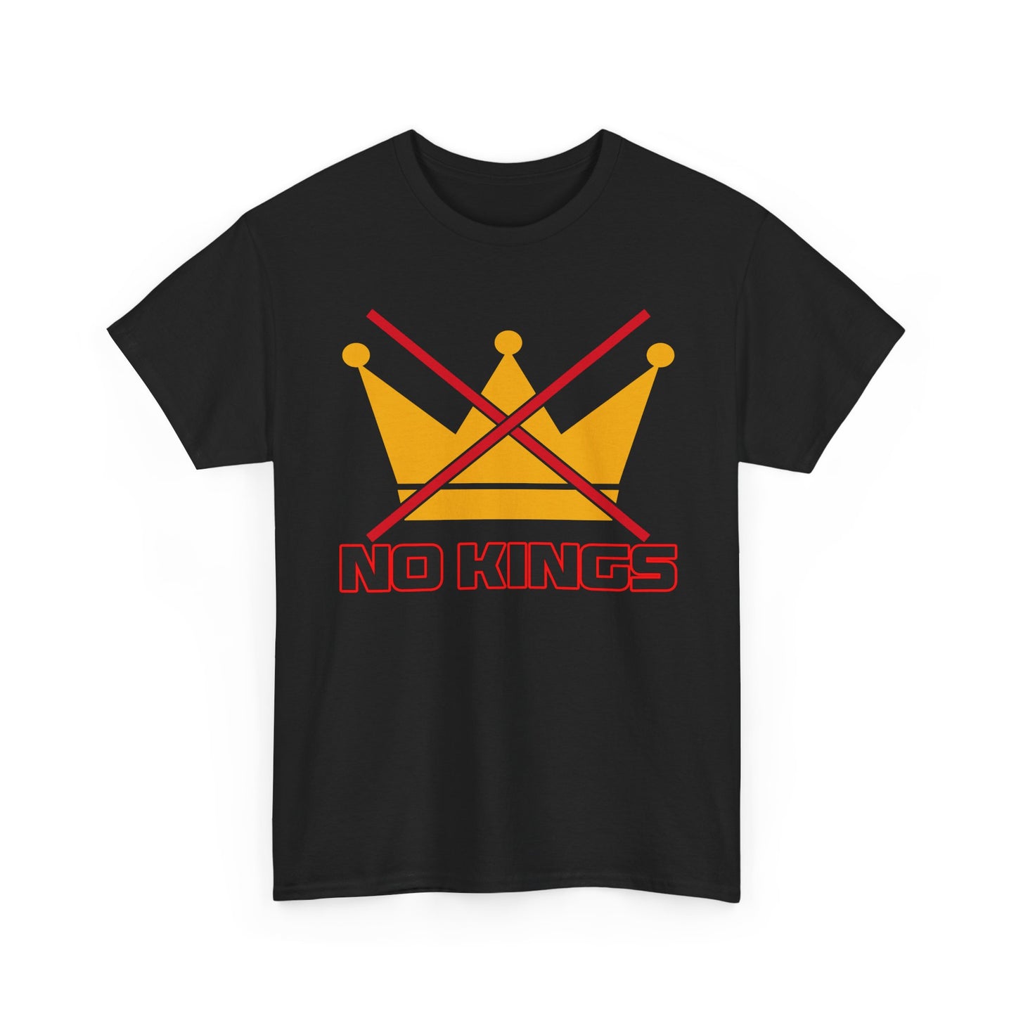 No Kings Unisex Tee - Graphic Printed T-Shirt