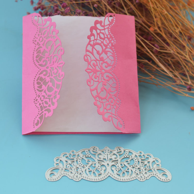 Lace cutting die scrapbook embossing