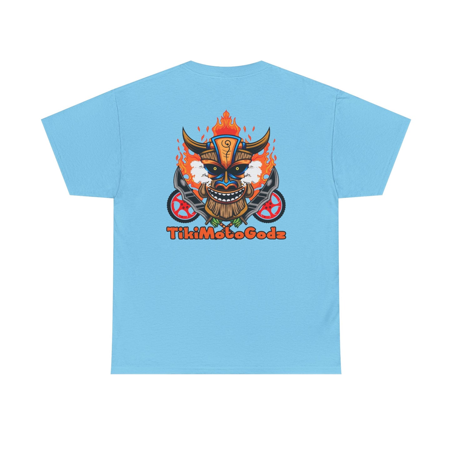 Tiki Moto Godz. Heavy Cotton T-Shirt