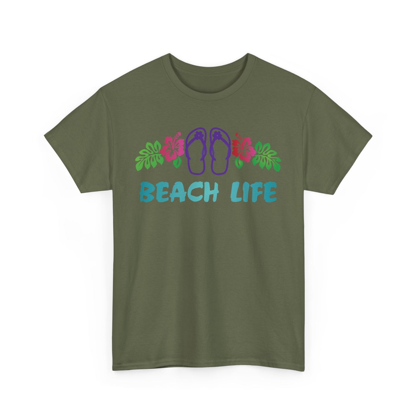 Beach Life. Heavy Cotton T-Shirt