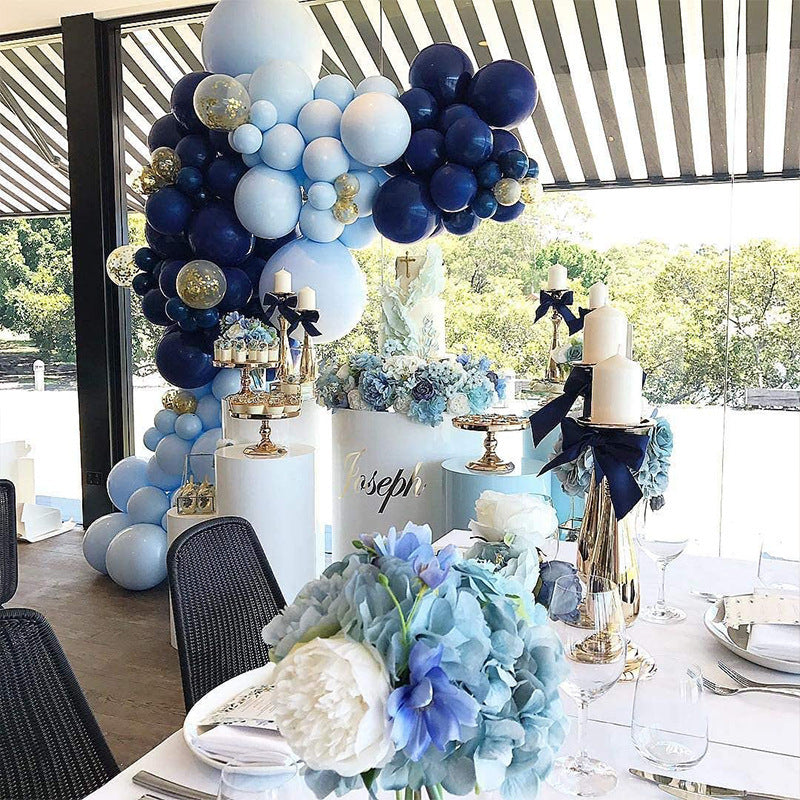 Blue Arch Bridge Balloon Party Decoration
