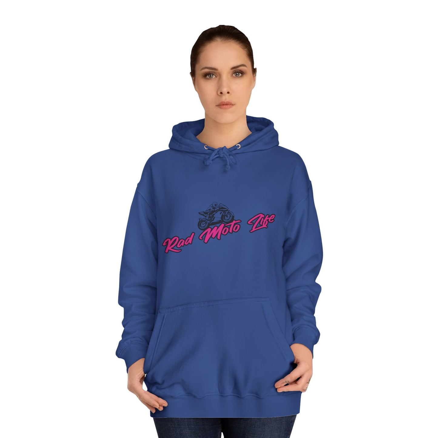 Life Behind Bars, Rad Moto Life Unisex Hoodie - Biker Style Sweatshirt for Motorcycle Enthusiasts
