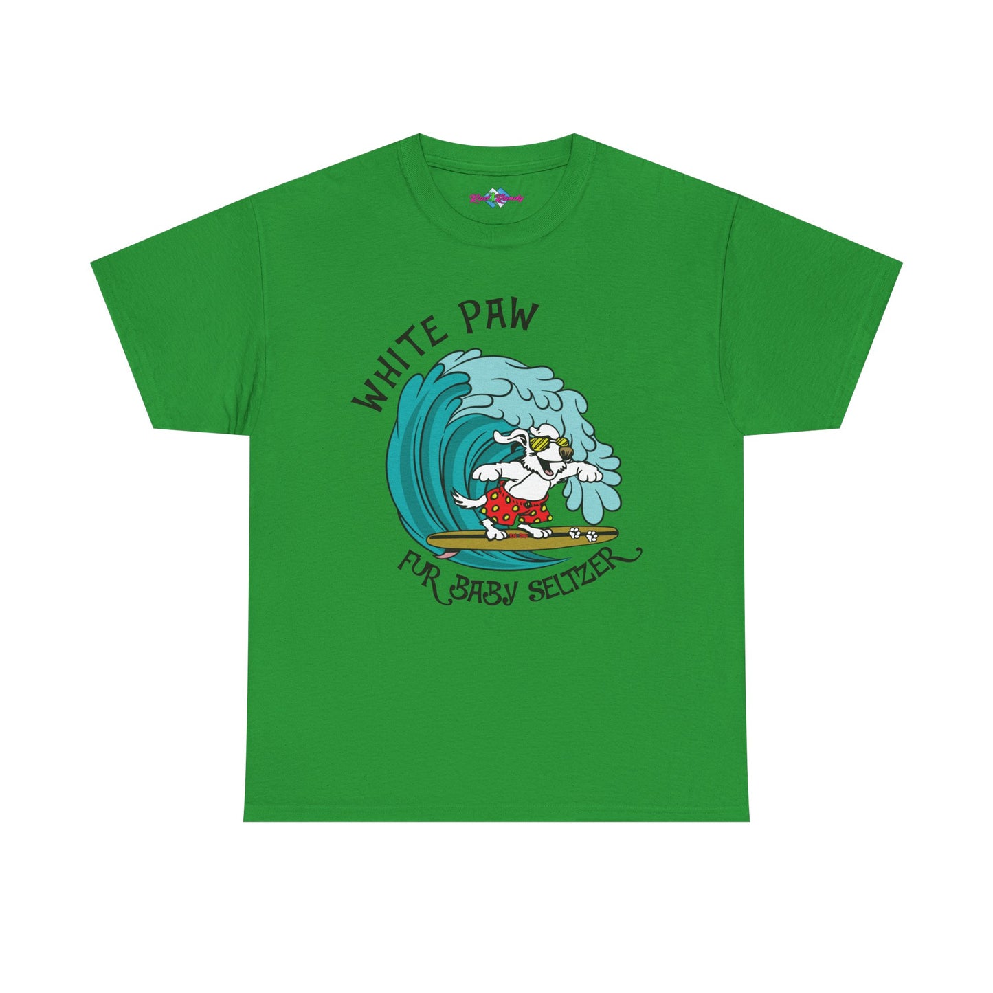 White Paw. Heavy Cotton T-Shirt