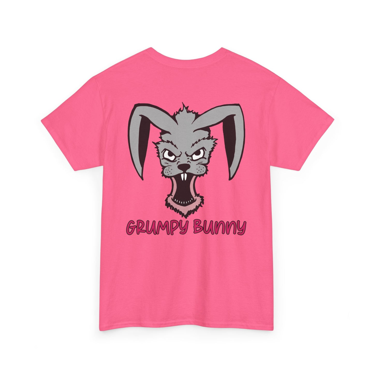Grumpy Bunny, Rad Moto Bunny, Heavy Cotton T-Shirt