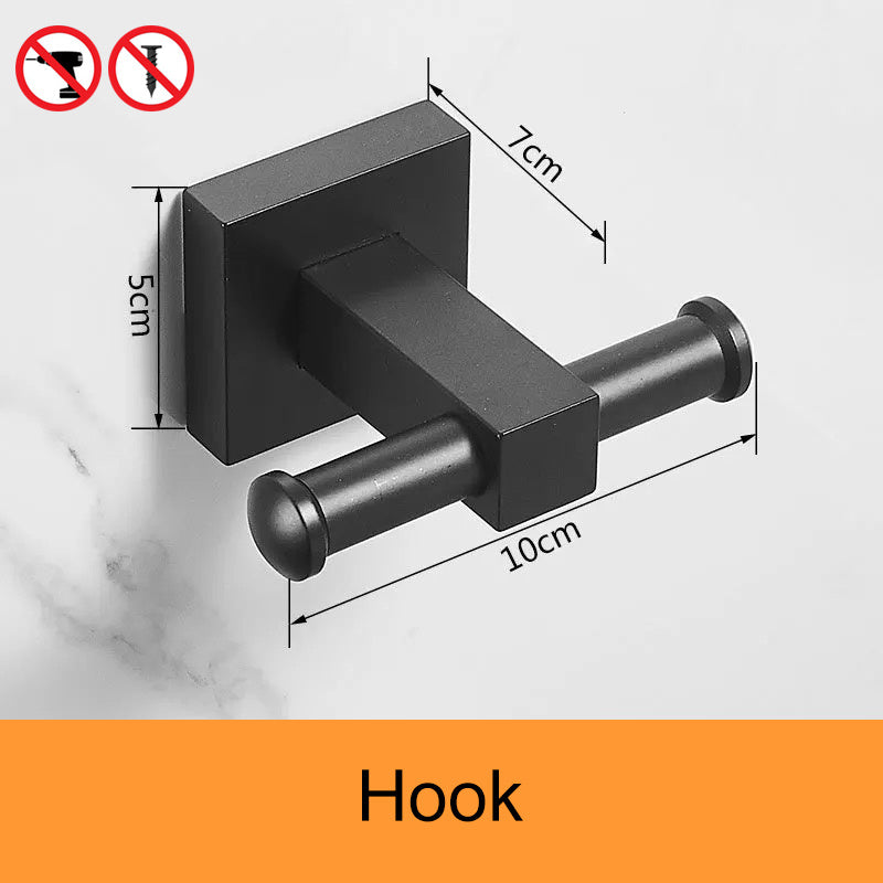 Hole-free Bathroom Rack Wall Hanging