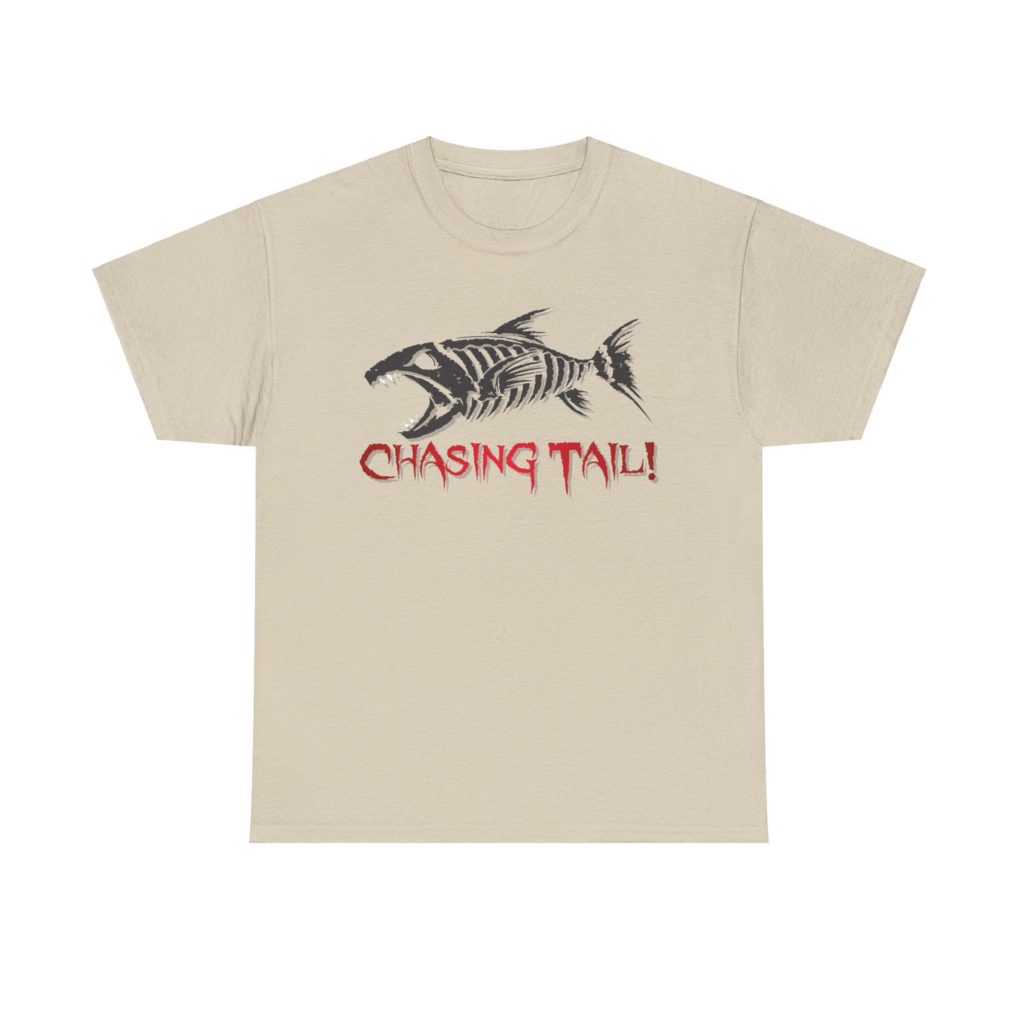 Chasing Tail!. Heavy Cotton T-Shirt