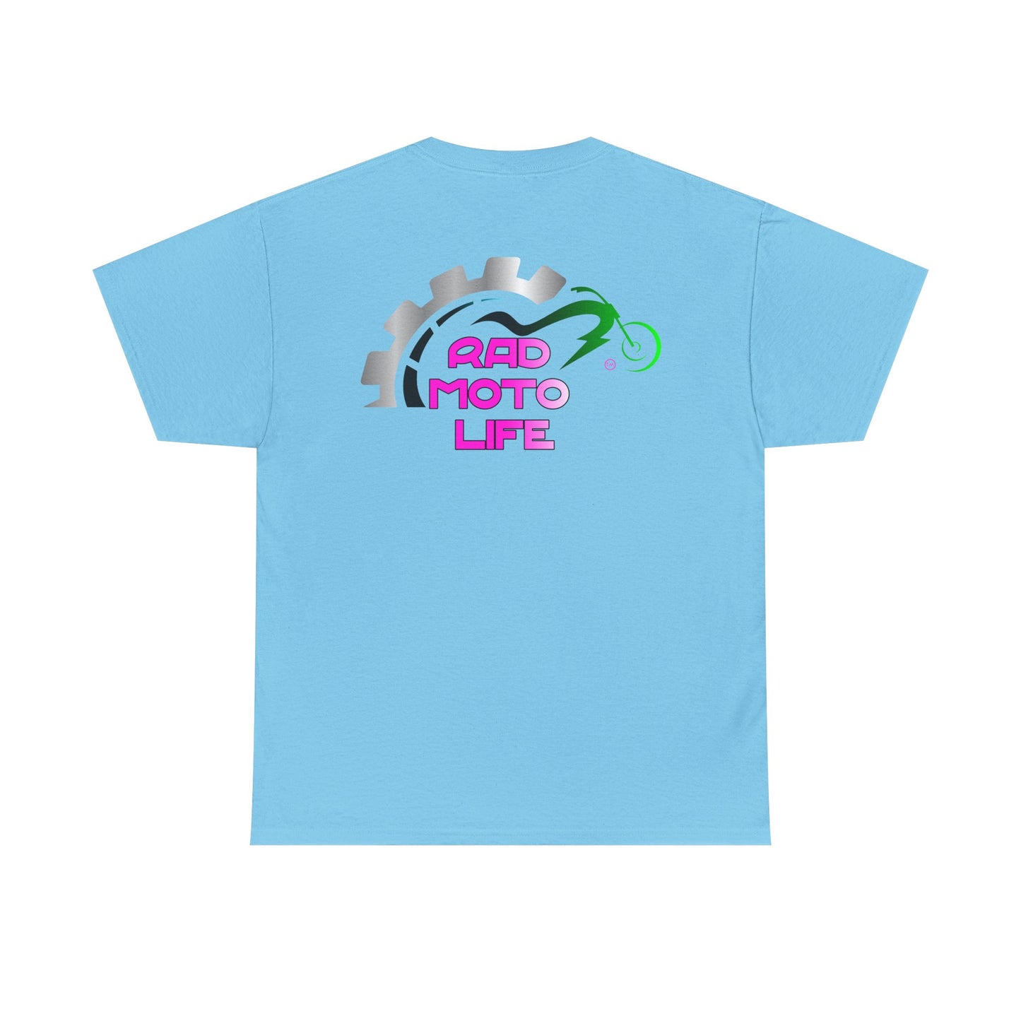 Geared, Rad Moto Life, Heavy Cotton T-Shirt
