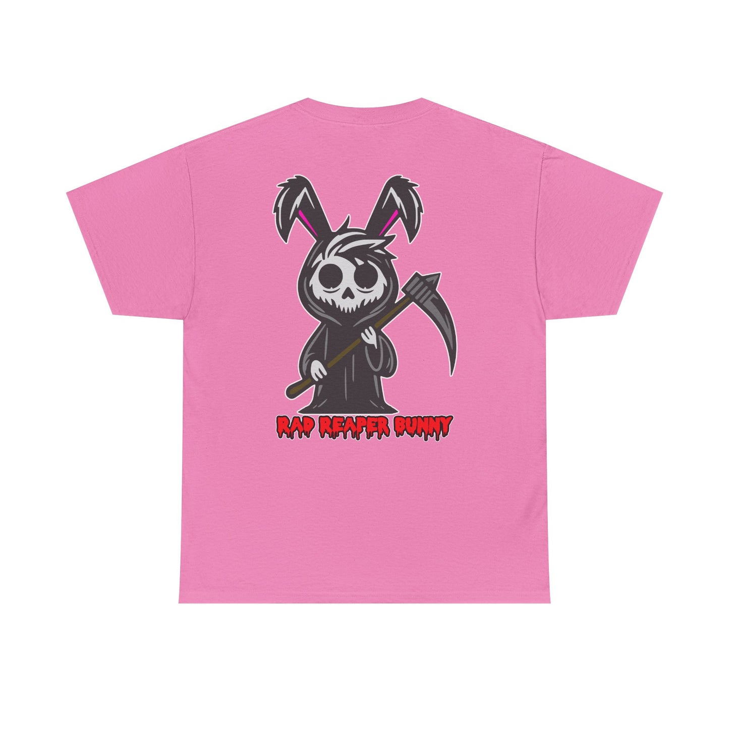 Rad Reaper Bunny, Rad Moto Bunny, Heavy Cotton T-Shirt