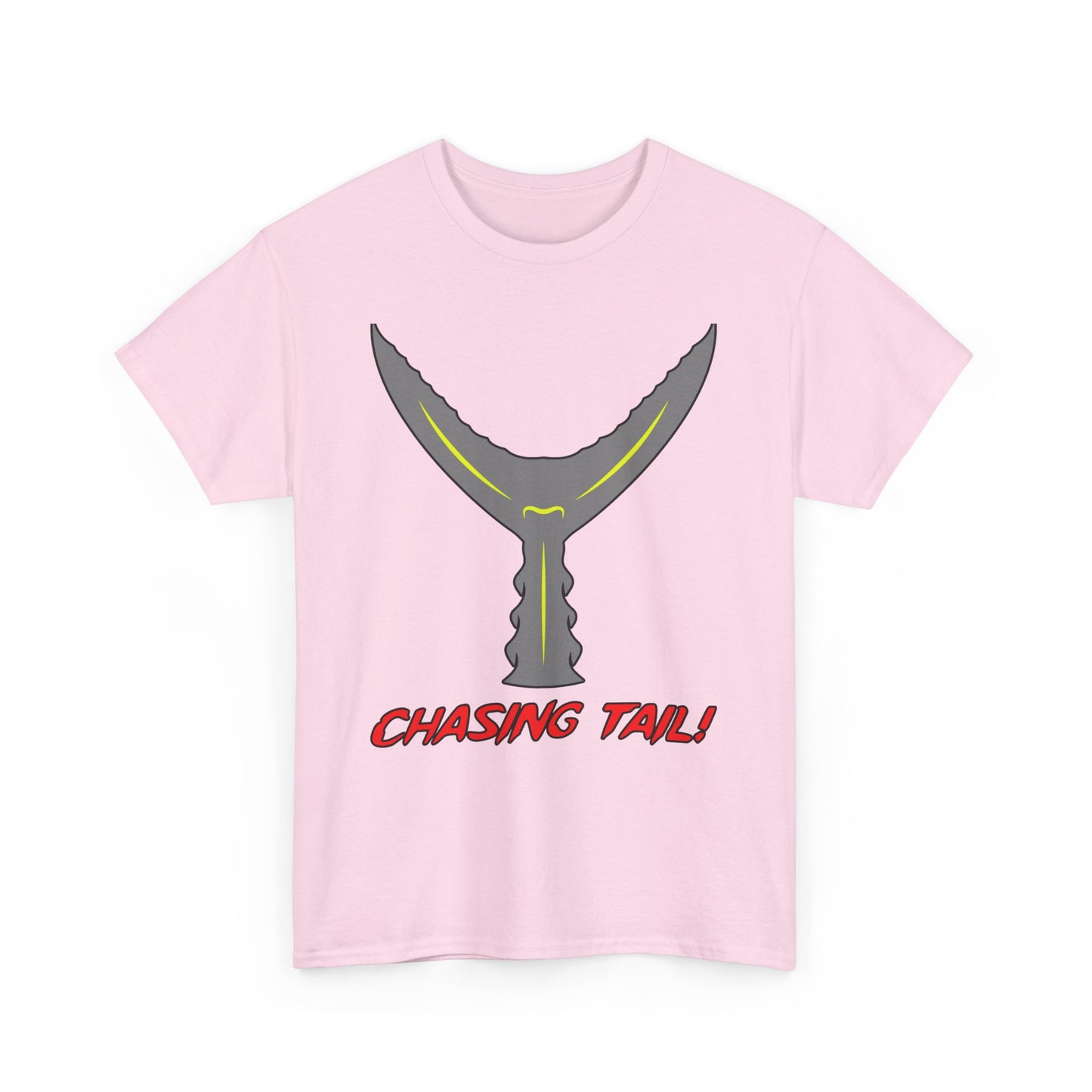 Chasing Tail. Heavy Cotton T-Shirt