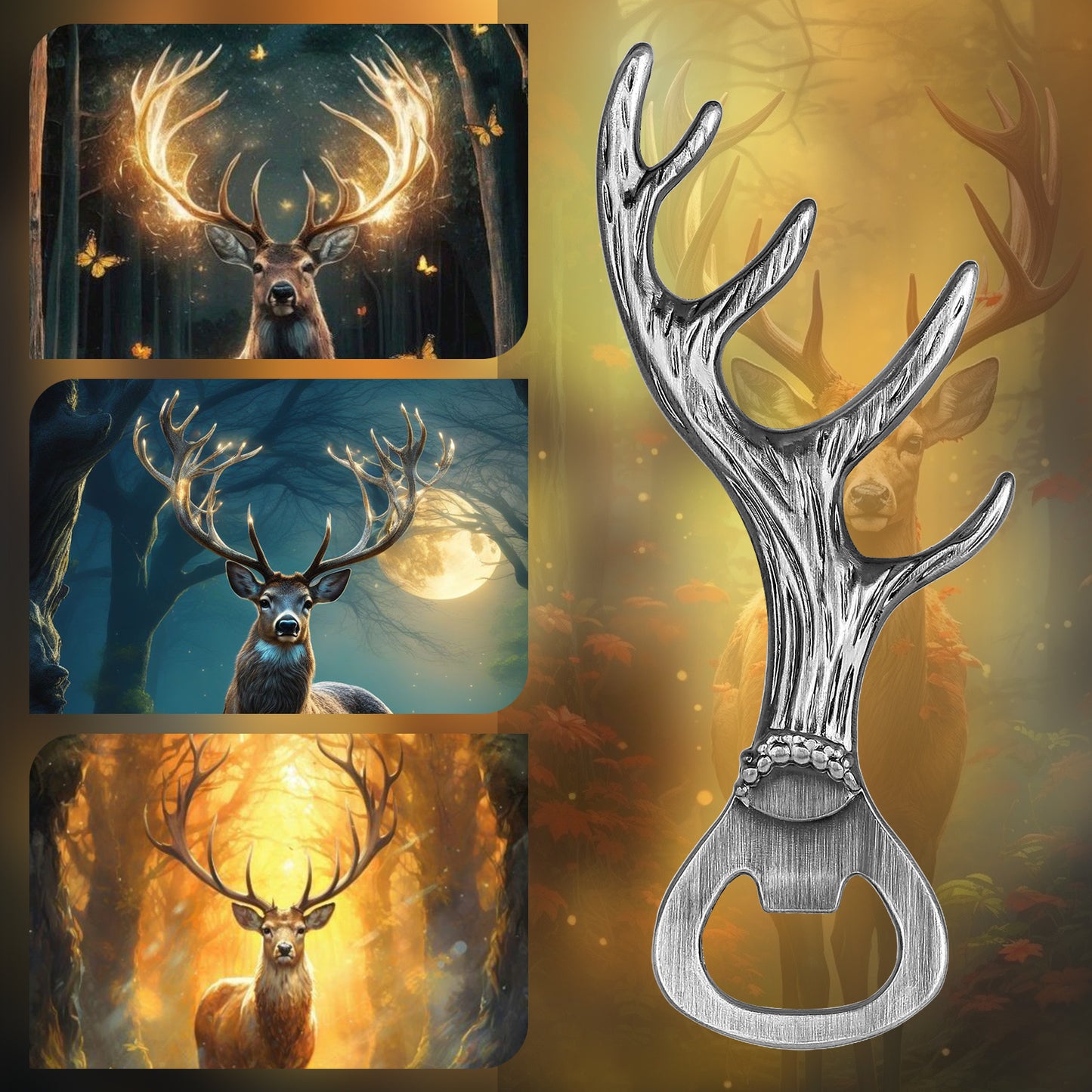 Deer Antler Bottle Opener