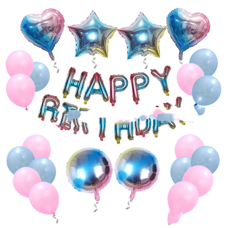 Rainbow Color Birthday Party Decoration Balloons