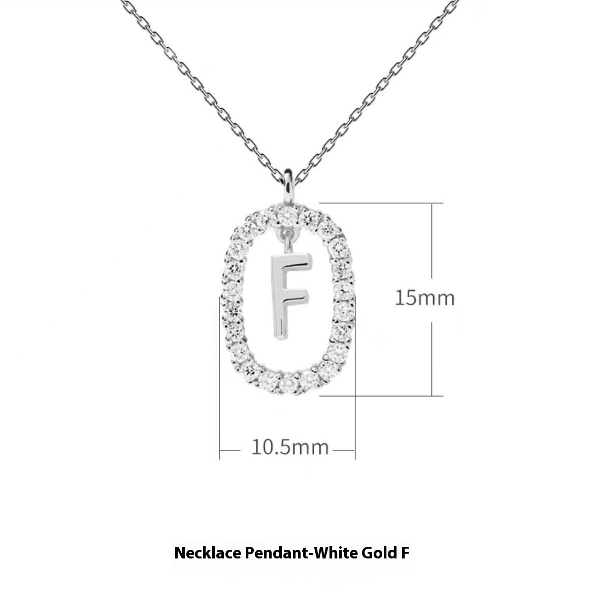 Stylish Zircon Alphabet Clavicle Chain
