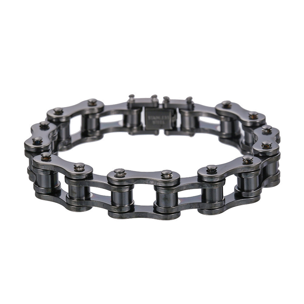 Moto Mafia Stainless Steel Motorcycle Chain Bracelet