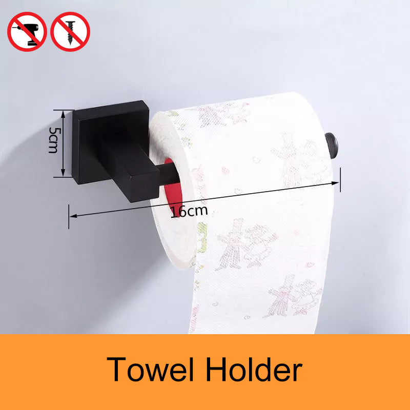 Hole-free Bathroom Rack Wall Hanging