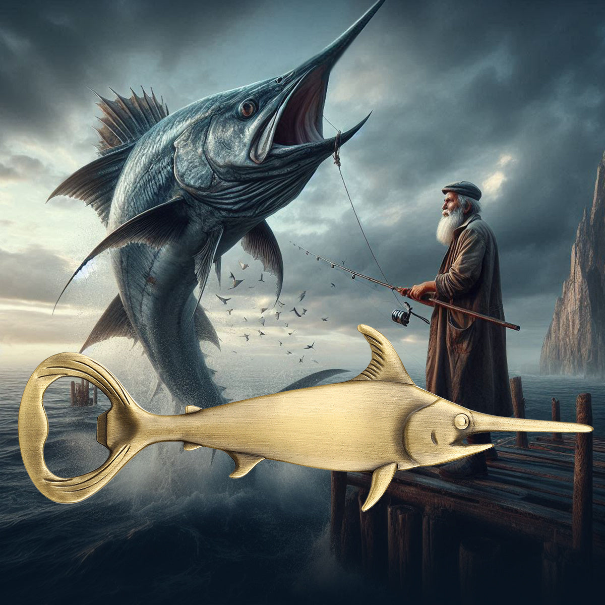 Swordfish Beer Bottle Opener