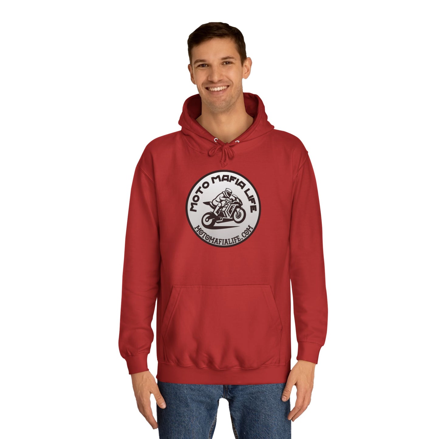 I'M Just a Girl, Moto Mafia Life Unisex Hoodie - Biker Style Sweatshirt for Motorcycle Enthusiasts