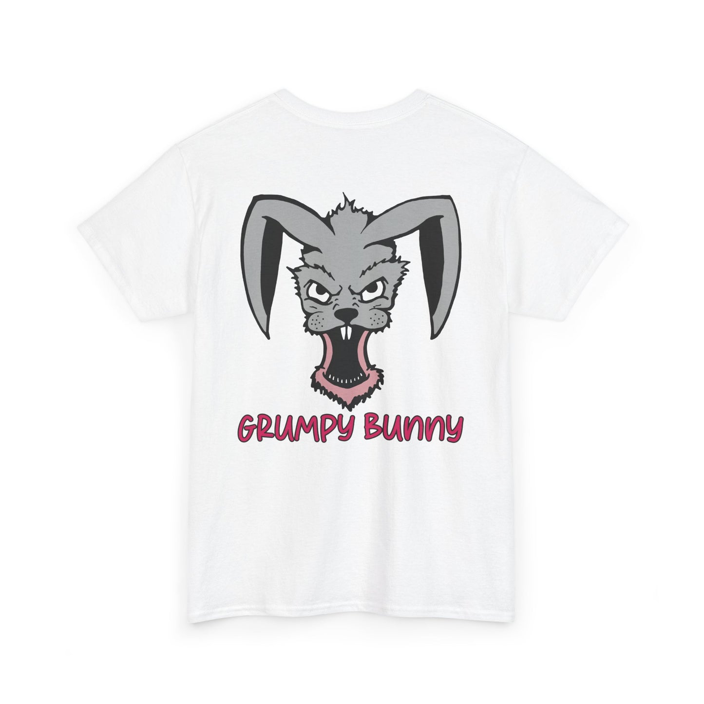 Grumpy Bunny, Rad Moto Bunny, Heavy Cotton T-Shirt
