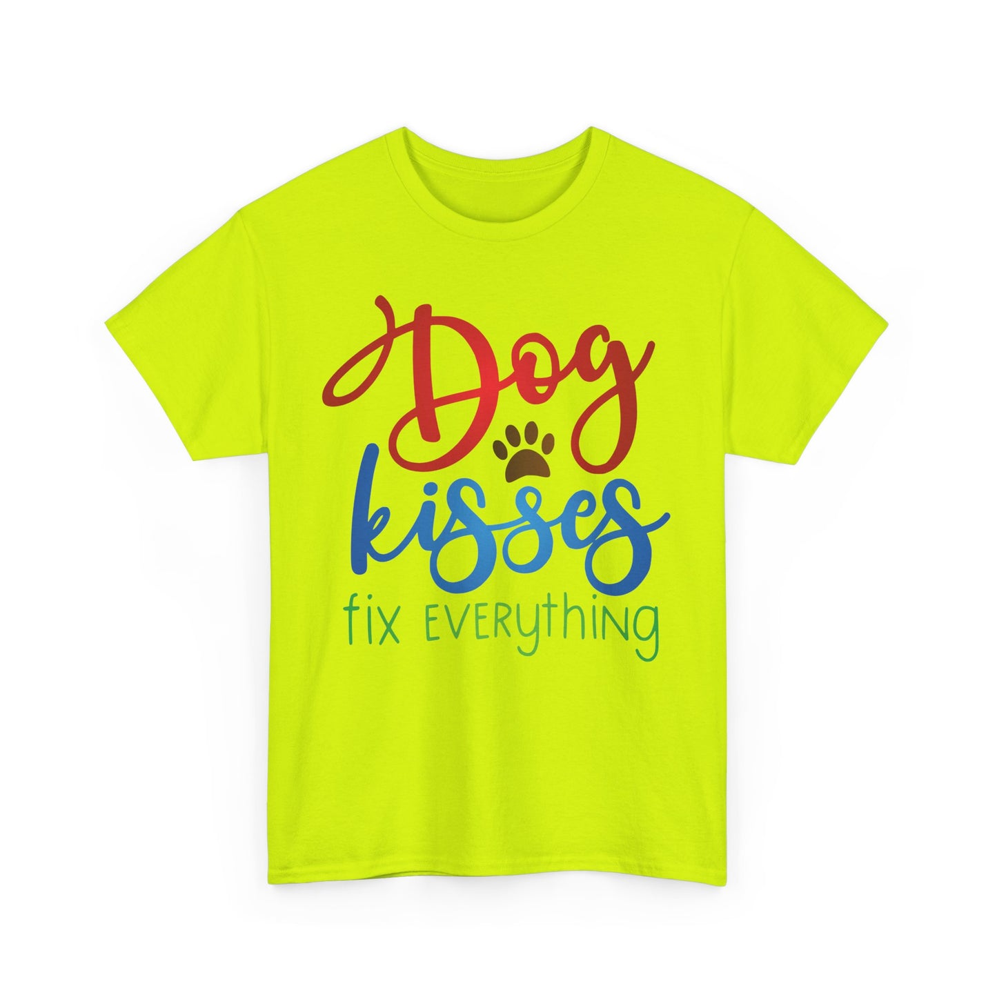 Dog Kisses. Heavy Cotton T-Shirt