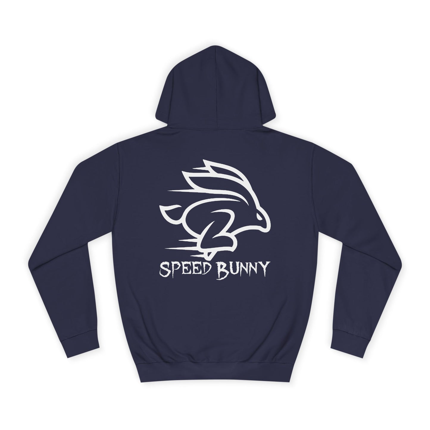 Speed Bunny, Rad Moto Bunny, Unisex Hoodie - Biker Style Sweatshirt for Motorcycle Enthusiasts