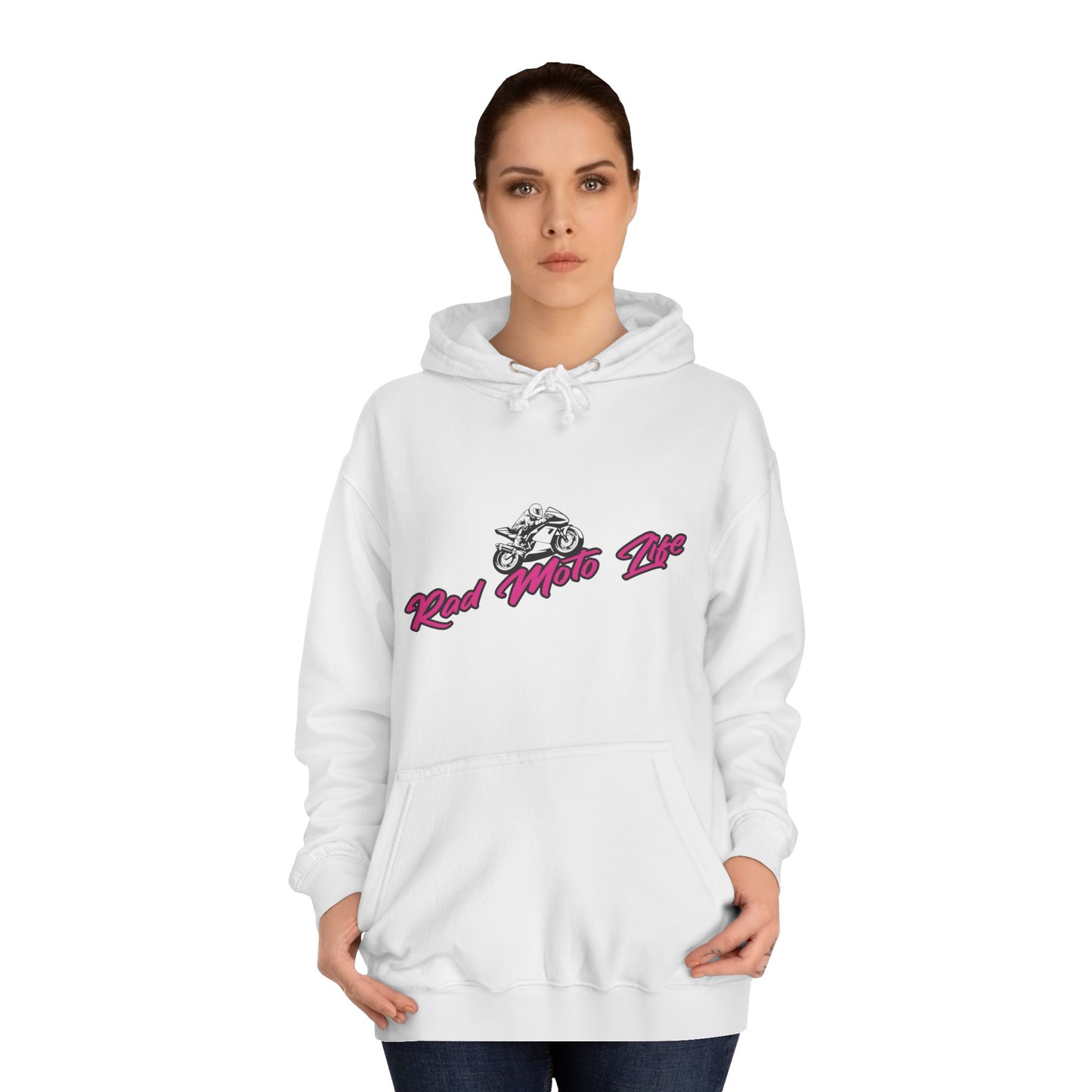 Catch me if you can, Rad Moto Life Unisex Hoodie - Biker Style Sweatshirt for Motorcycle Enthusiasts