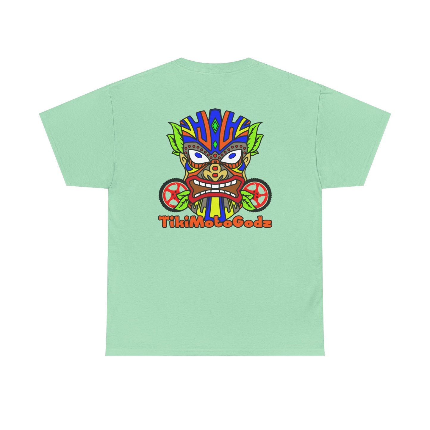 Tiki Moto Godz. Heavy Cotton T-Shirt