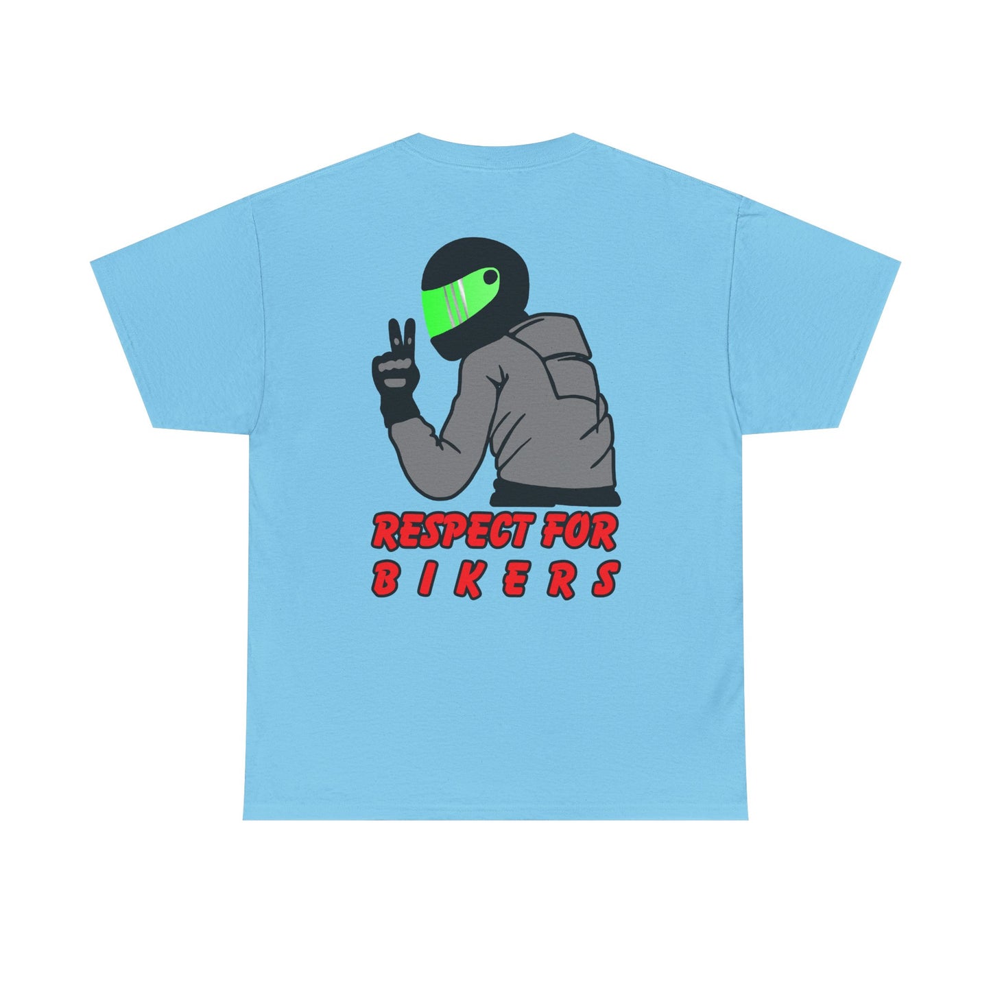 Respect for Bikers, Rad Moto Bunny, Heavy Cotton T-Shirt