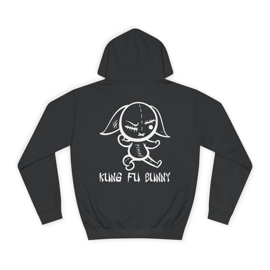Kung Fu Bunny, Rad Moto Bunny, Unisex Hoodie - Biker Style Sweatshirt for Motorcycle Enthusiasts