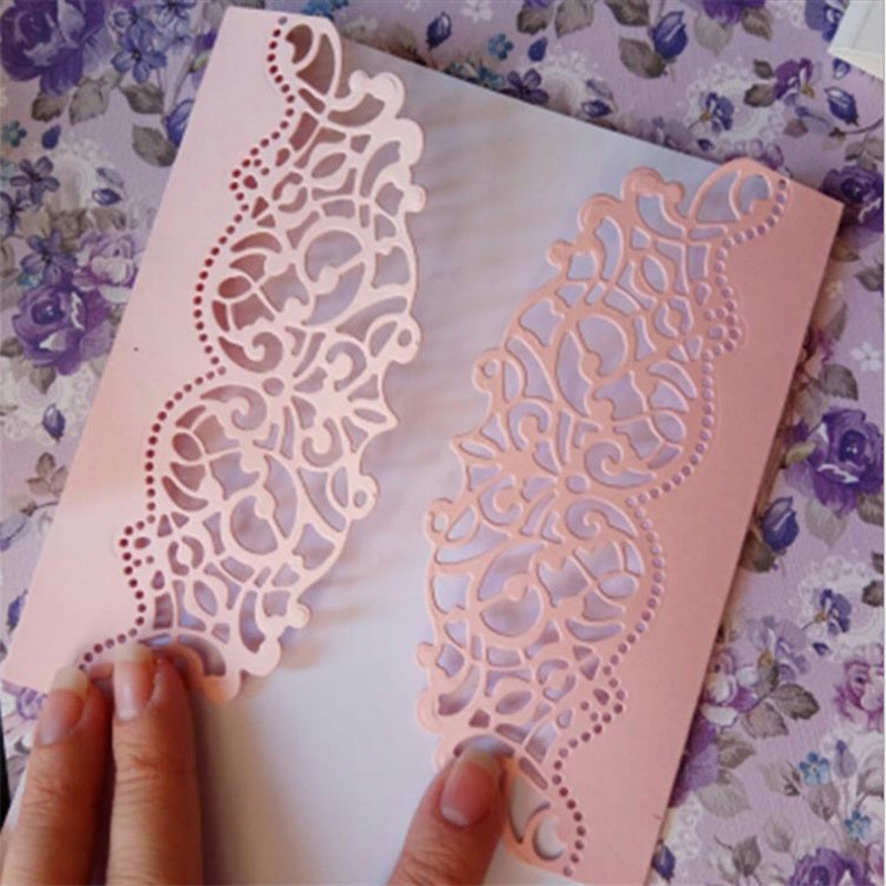 Lace cutting die scrapbook embossing