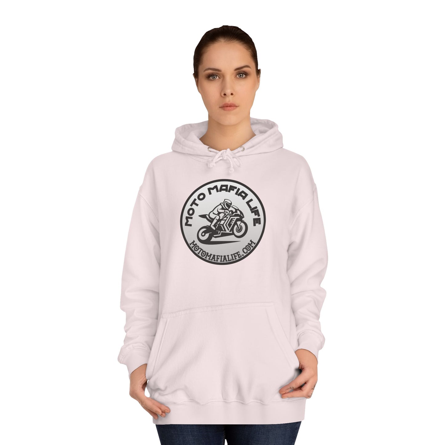 I'M Just a Girl, Moto Mafia Life Unisex Hoodie - Biker Style Sweatshirt for Motorcycle Enthusiasts