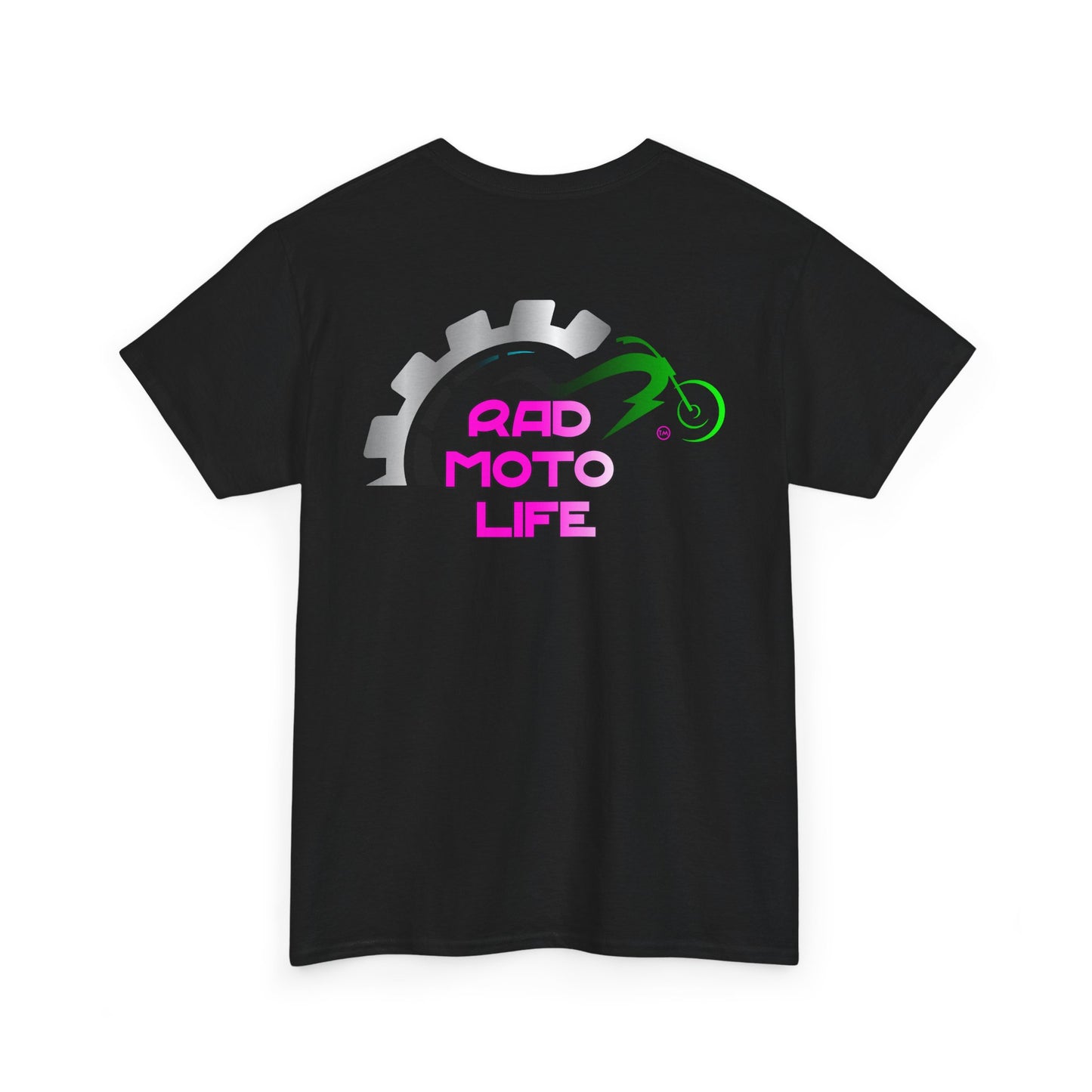Geared, Rad Moto Life, Heavy Cotton T-Shirt