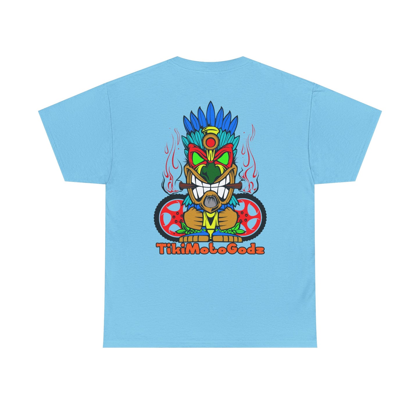 Tiki Moto Godz. Heavy Cotton T-Shirt