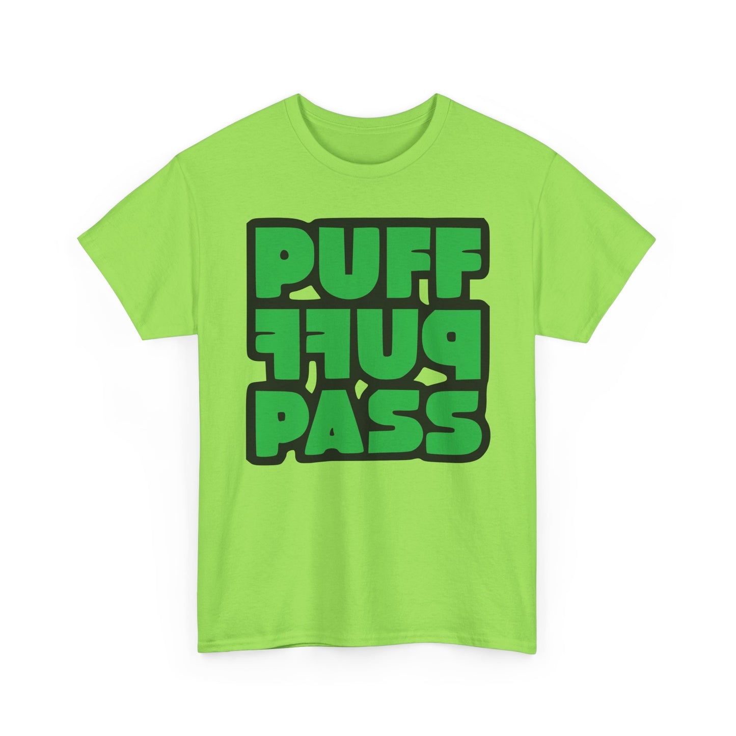 Puff Puff Pass Tee - Unisex Heavy Cotton T-Shirt