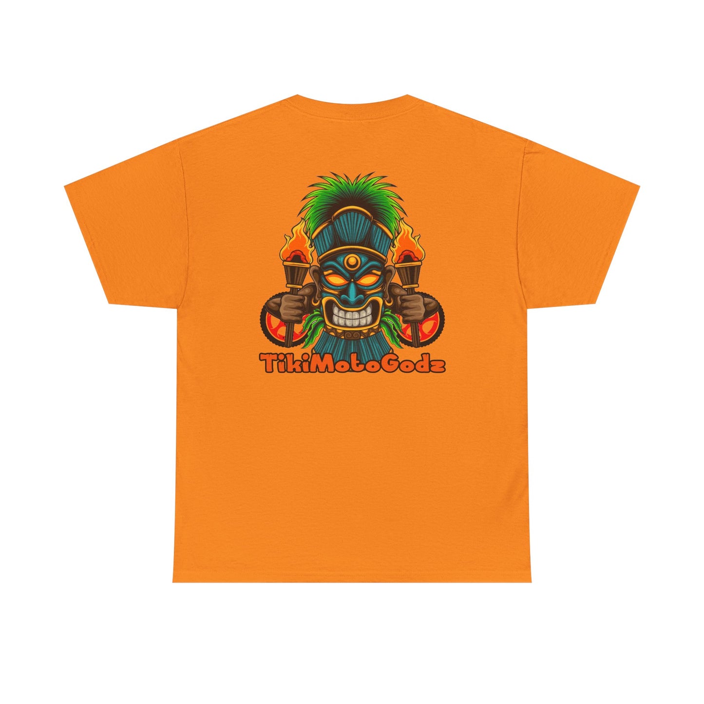 Tiki Moto Godz. Heavy Cotton T-Shirt