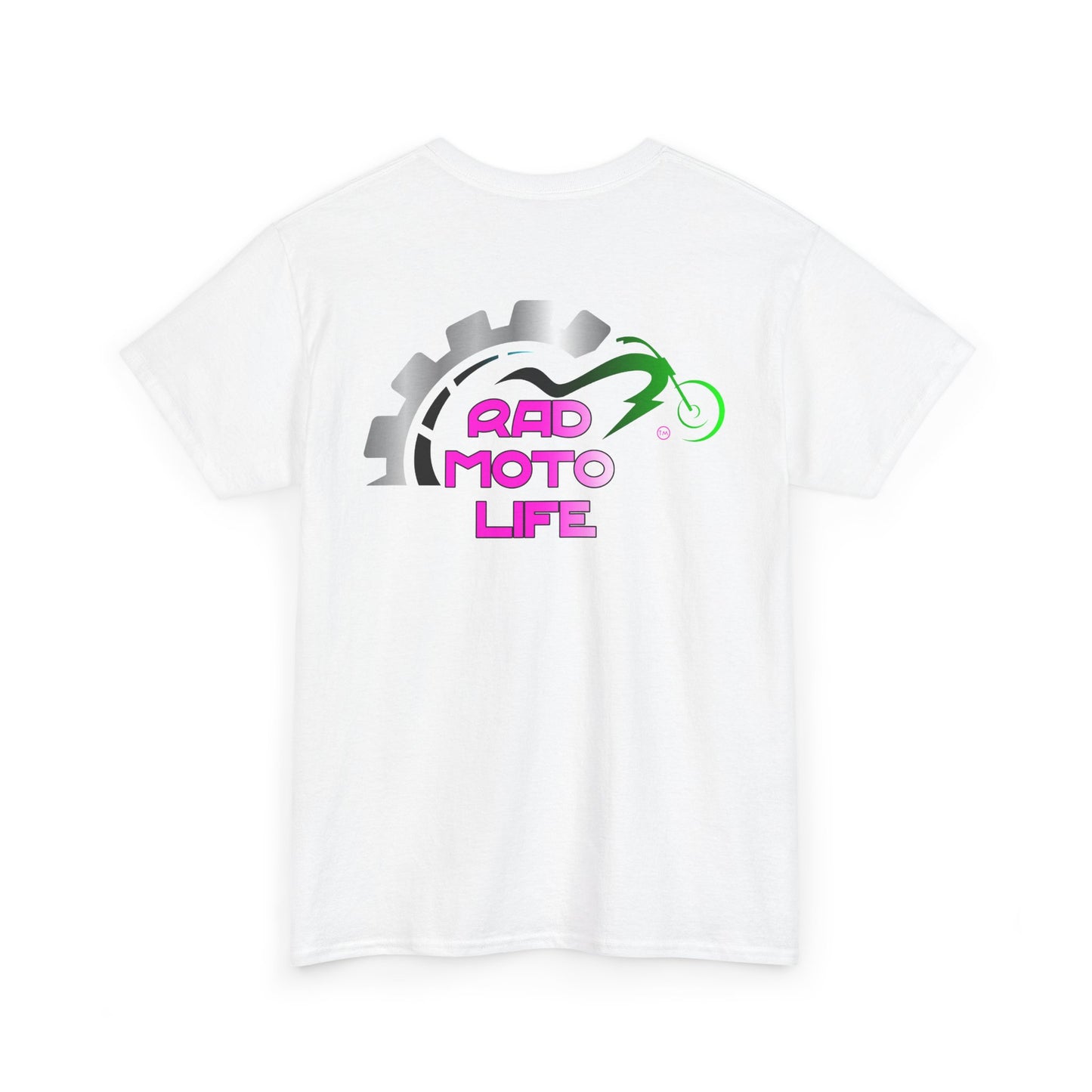 Geared, Rad Moto Life, Heavy Cotton T-Shirt