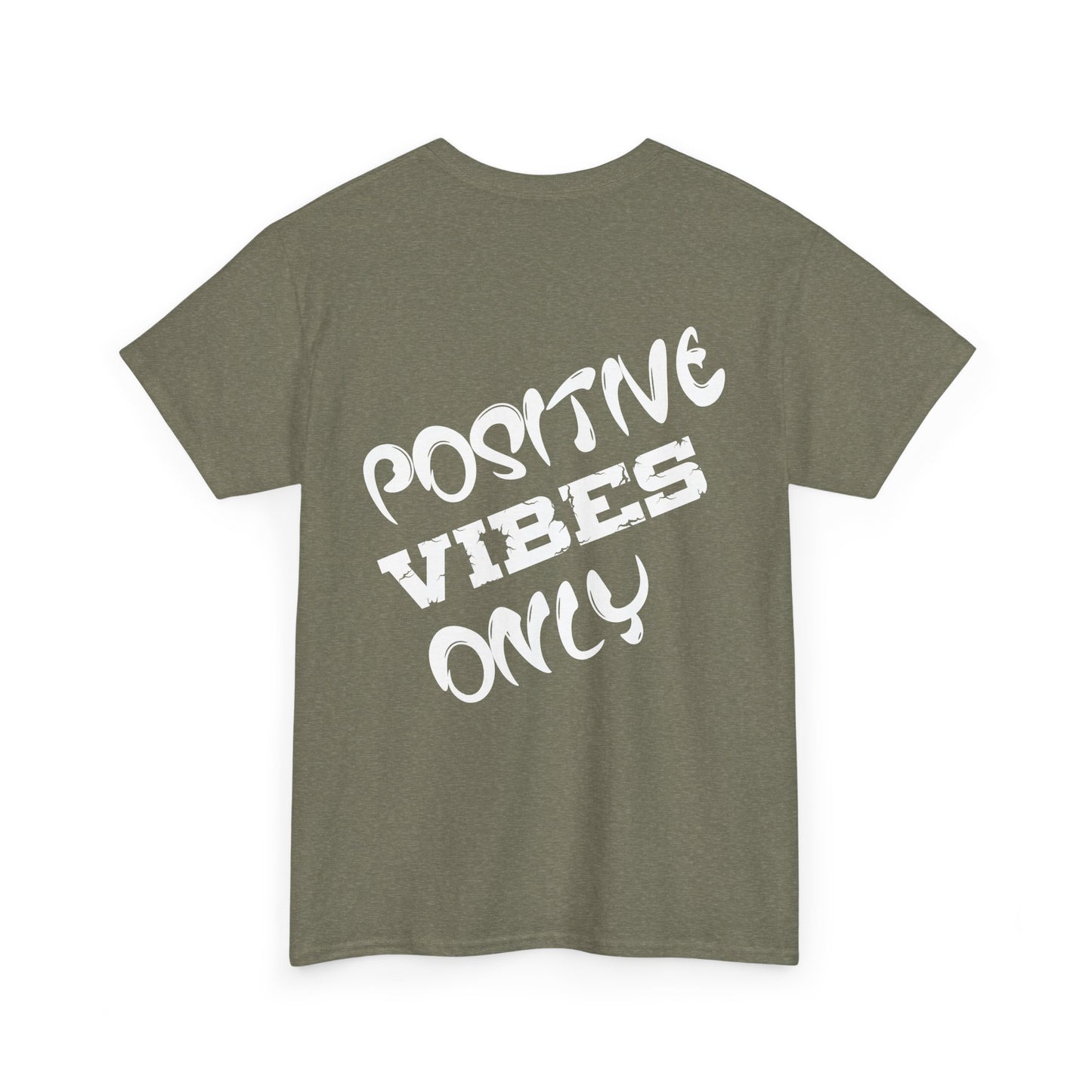 Positive Vibes Only, Rad Moto Life, Heavy Cotton T-Shirt