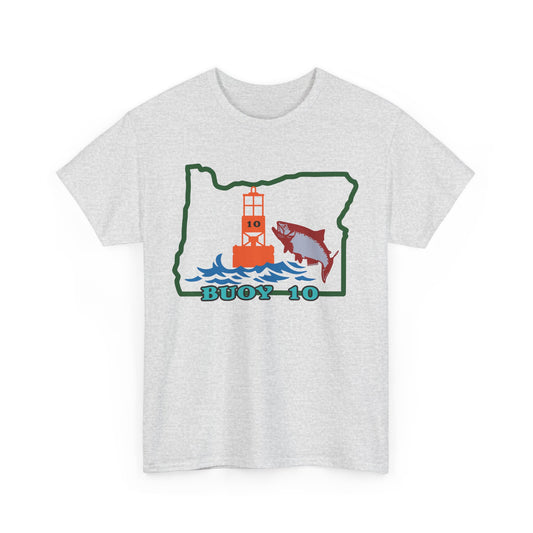 Buoy 10, Oregon. Heavy Cotton T-Shirt