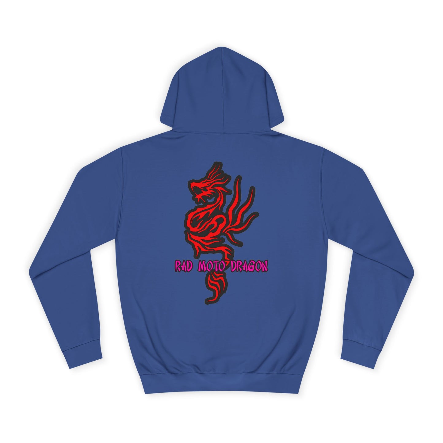 Rad Moto Dragon, Rad Moto Life, Unisex Hoodie - Biker Style Sweatshirt for Motorcycle Enthusiasts