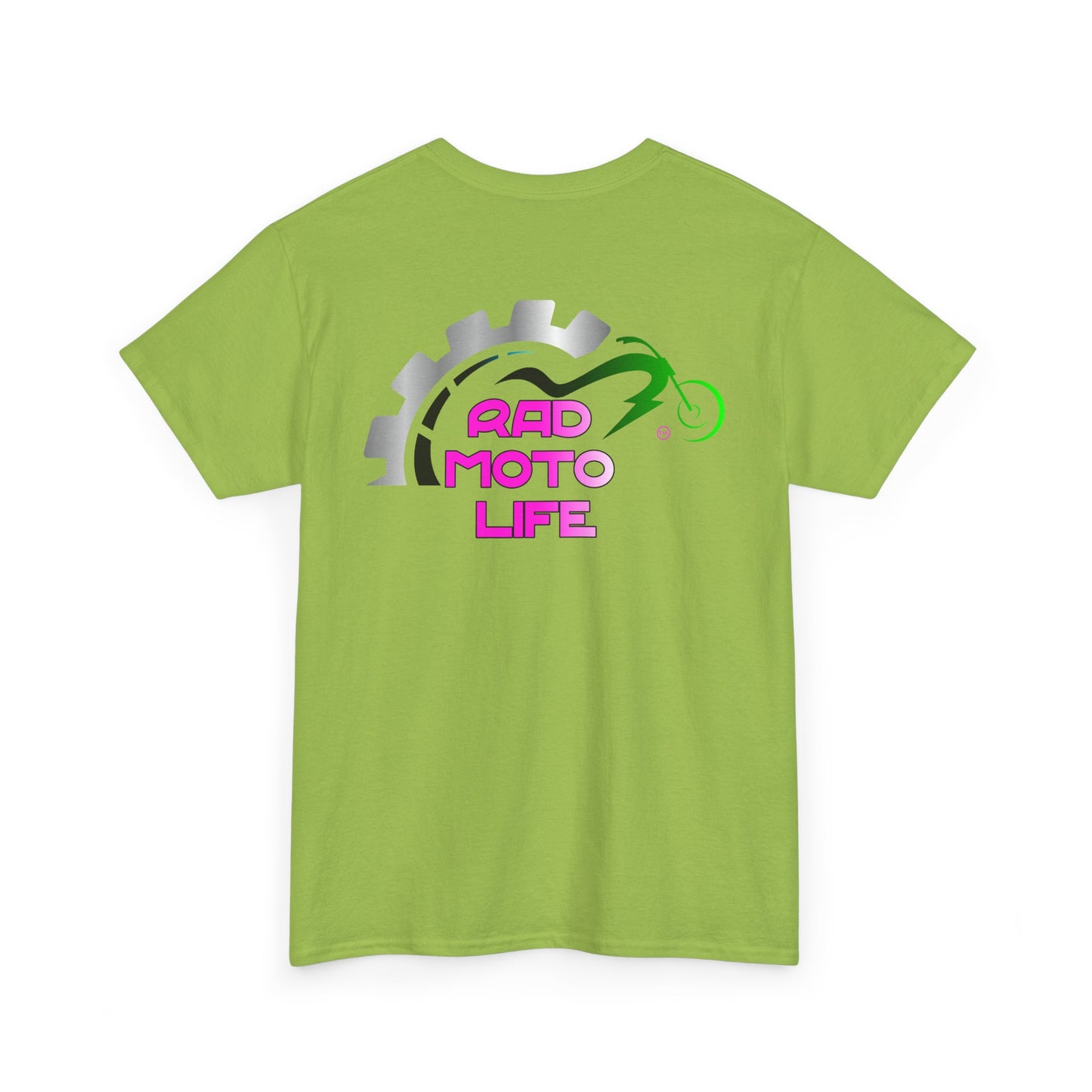 Geared, Rad Moto Life, Heavy Cotton T-Shirt