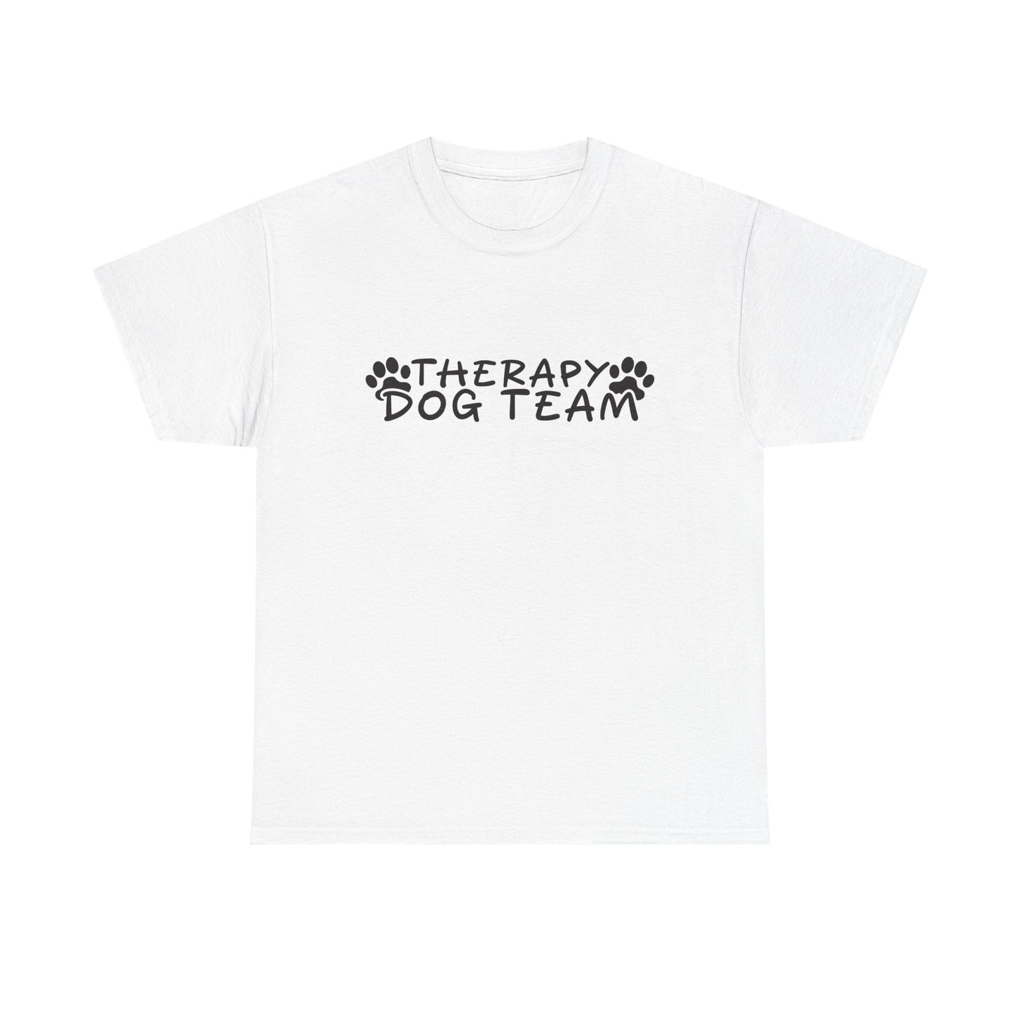 Therapy Dog Team. Heavy Cotton T-Shirt