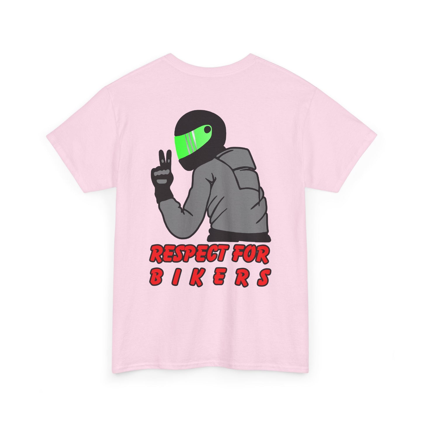 Respect for Bikers, Rad Moto Bunny, Heavy Cotton T-Shirt