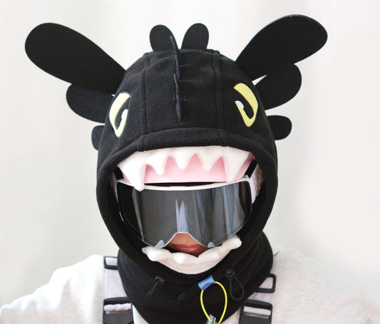 Animal Head Cover Adjustable Hood