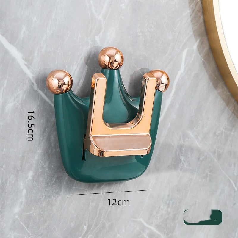 Crown Hair Dryer Storage Rack