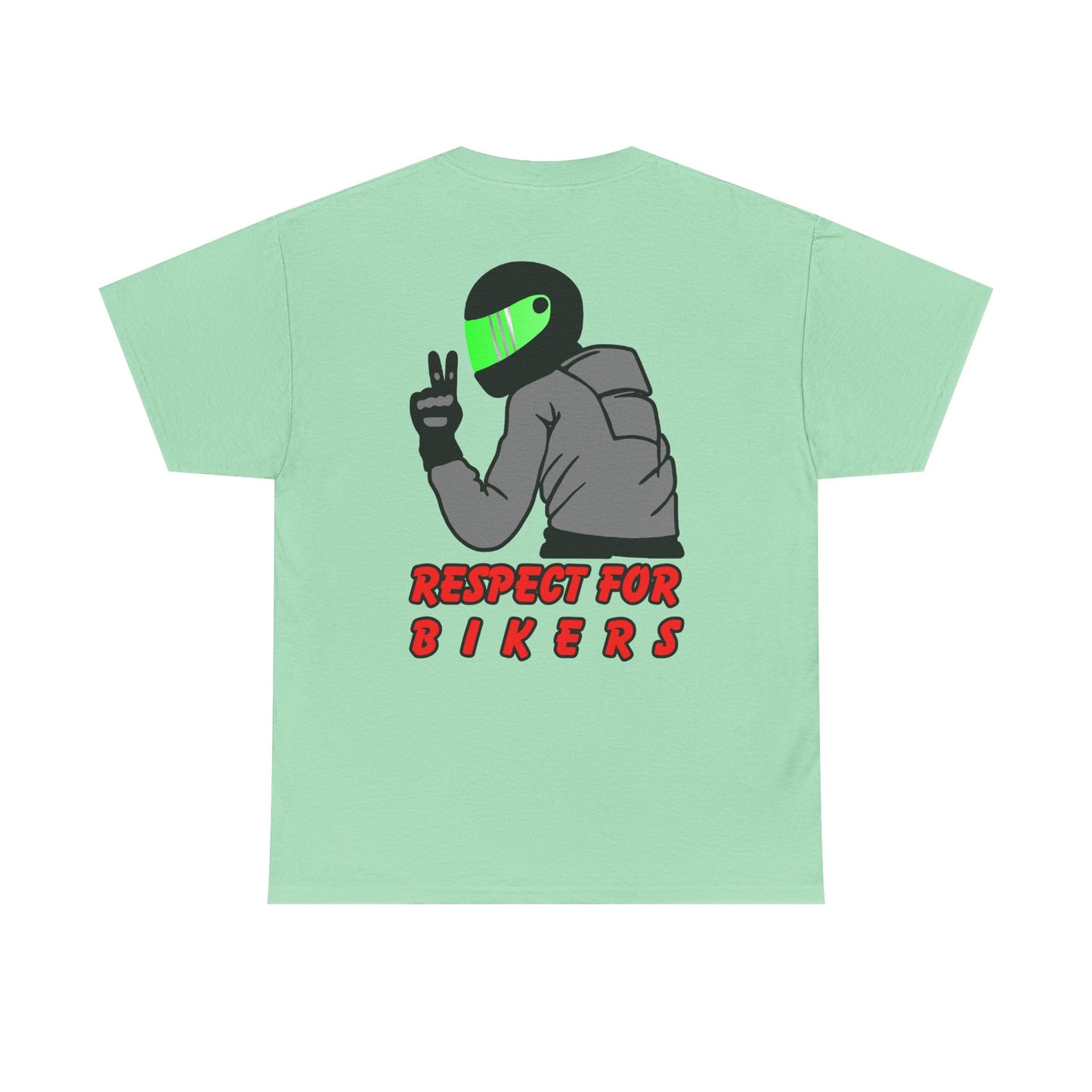 Respect for Bikers, Rad Moto Bunny, Heavy Cotton T-Shirt
