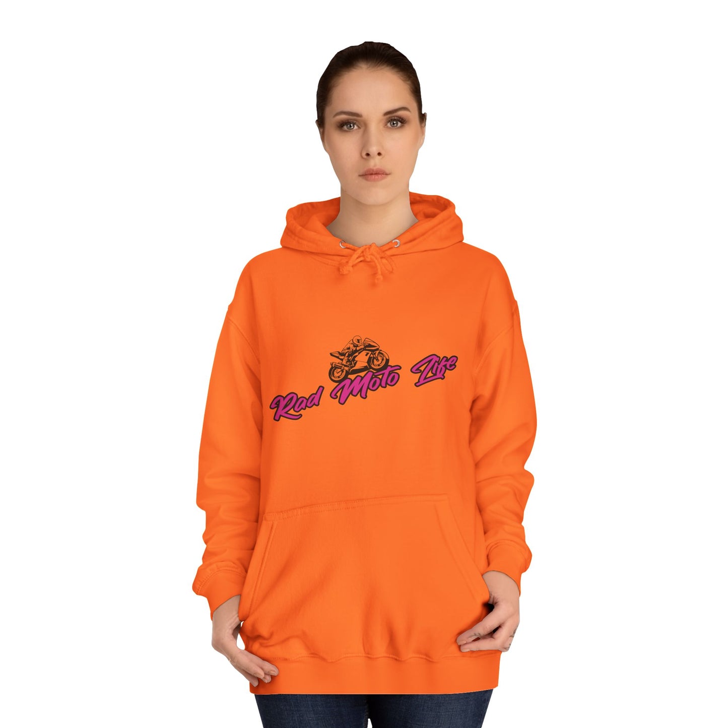 Life Behind Bars, Rad Moto Life Unisex Hoodie - Biker Style Sweatshirt for Motorcycle Enthusiasts