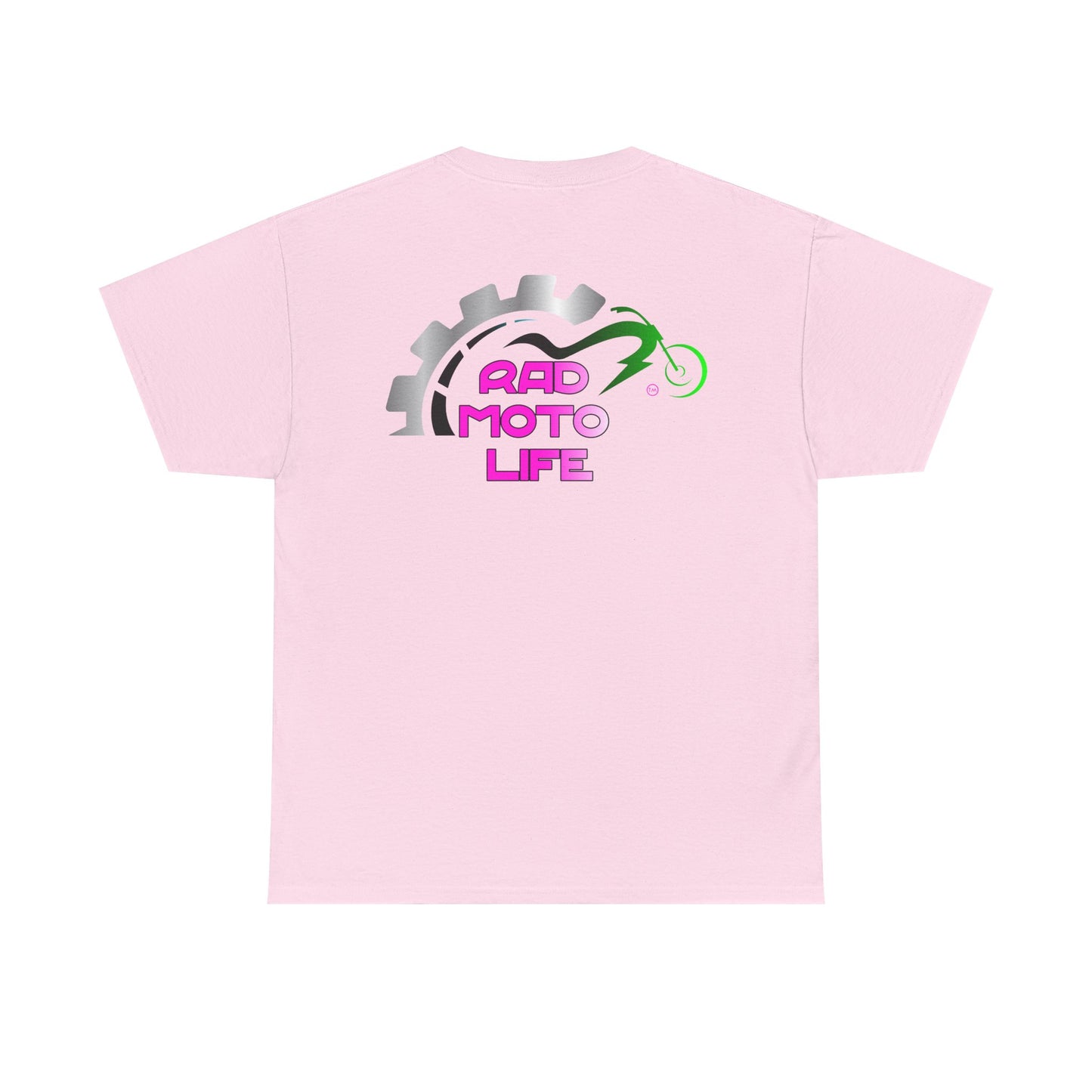 Geared, Rad Moto Life, Heavy Cotton T-Shirt