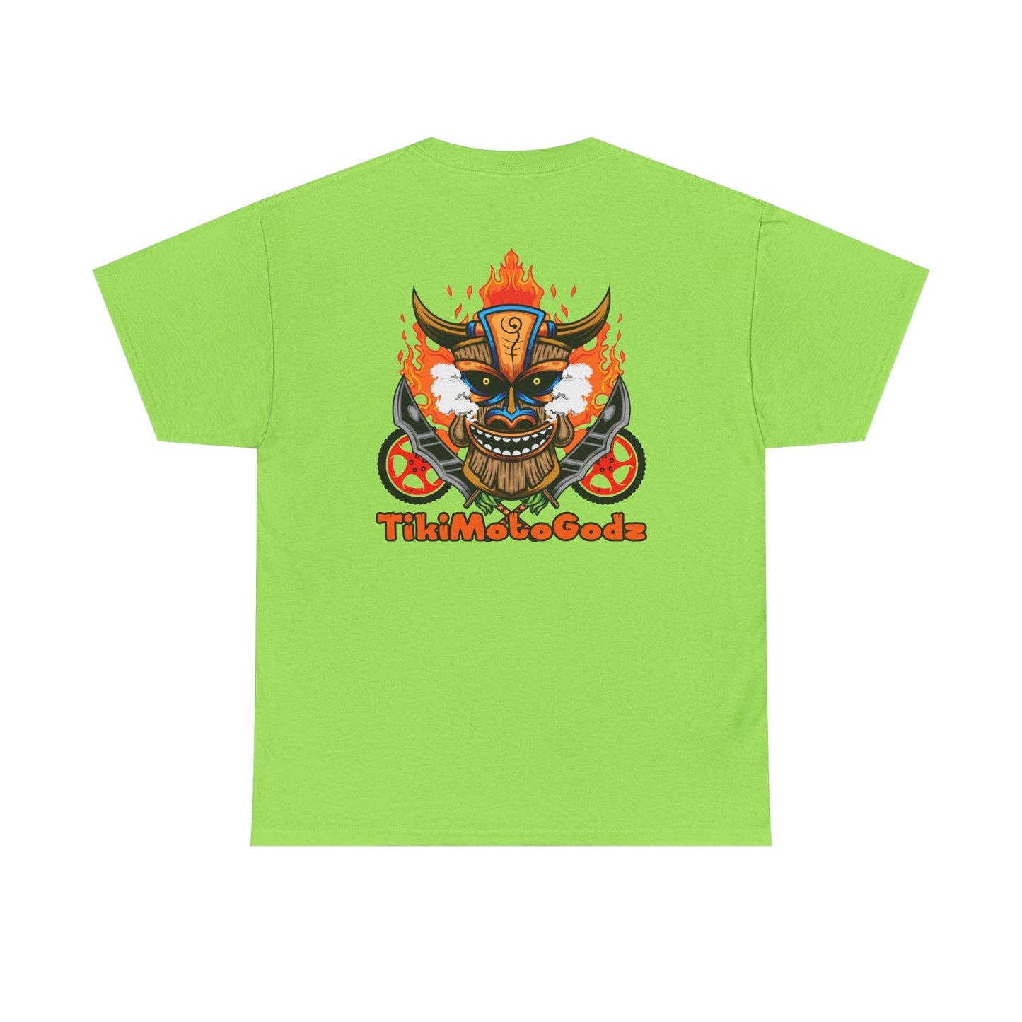 Tiki Moto Godz. Heavy Cotton T-Shirt