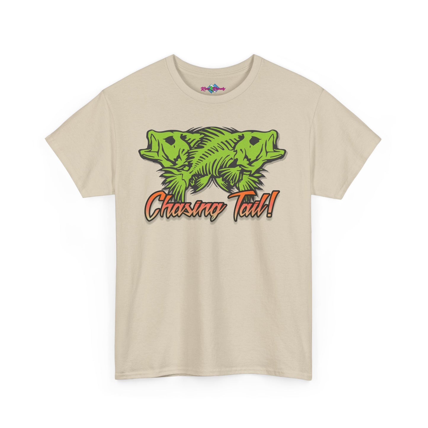 Chasing Tail. Heavy Cotton T-Shirt