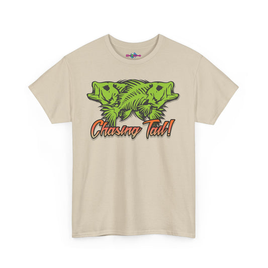 Chasing Tail. Heavy Cotton T-Shirt