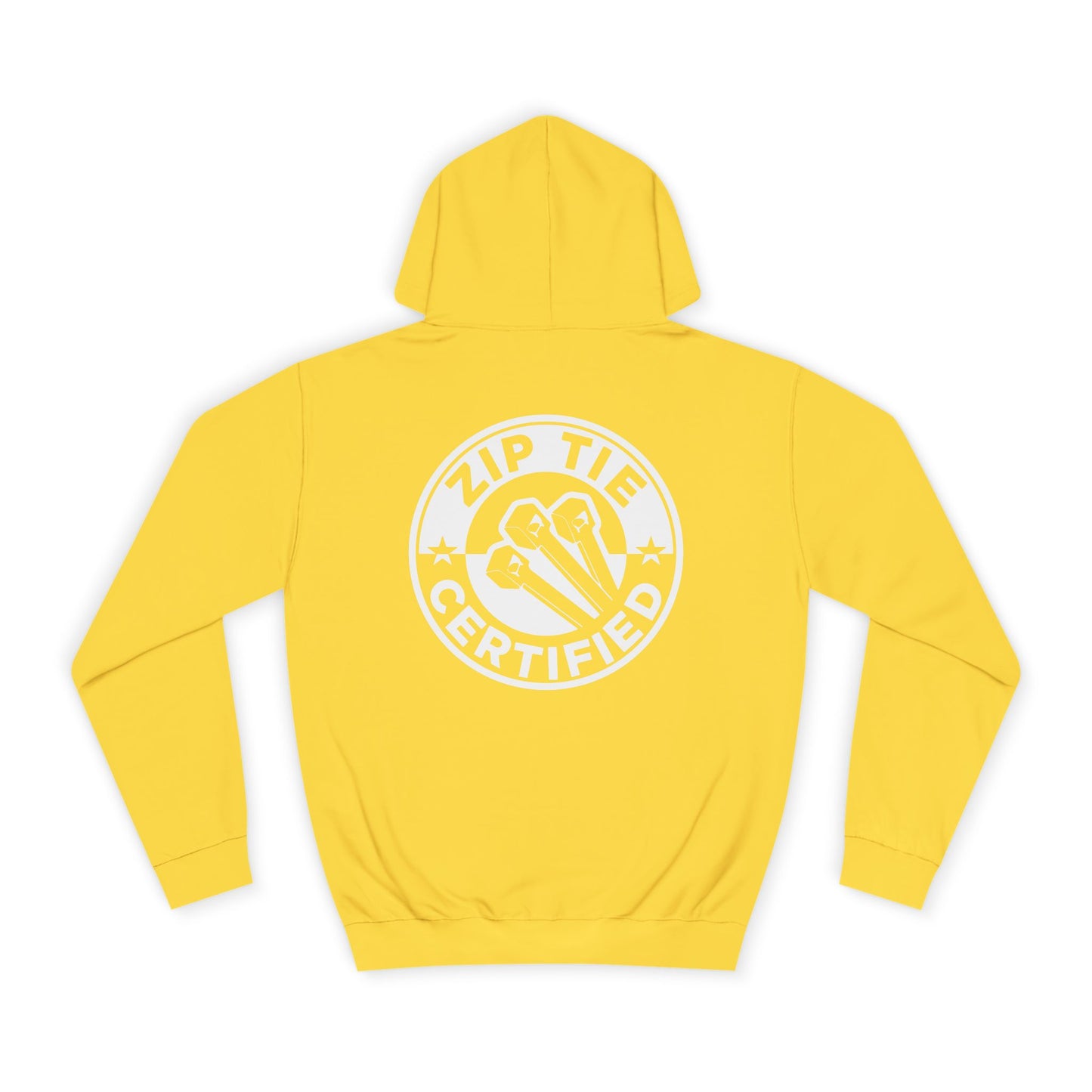 Zip Tie Certified, Rad Moto Bunny, Unisex Hoodie - Biker Style Sweatshirt for Motorcycle Enthusiasts